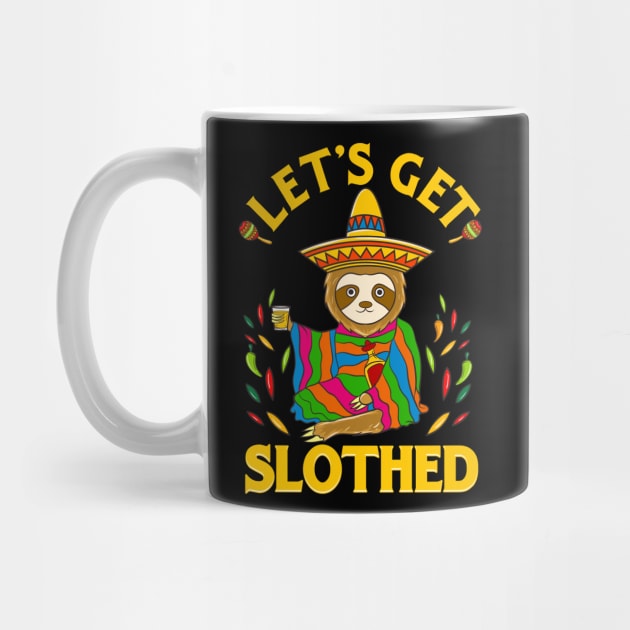 Cinco De Mayo T-Shirt Men Women Funny Sloth Drinking Tequila by Dr_Squirrel